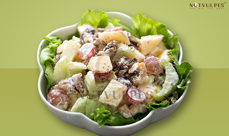 Makhana Waldorf Salad